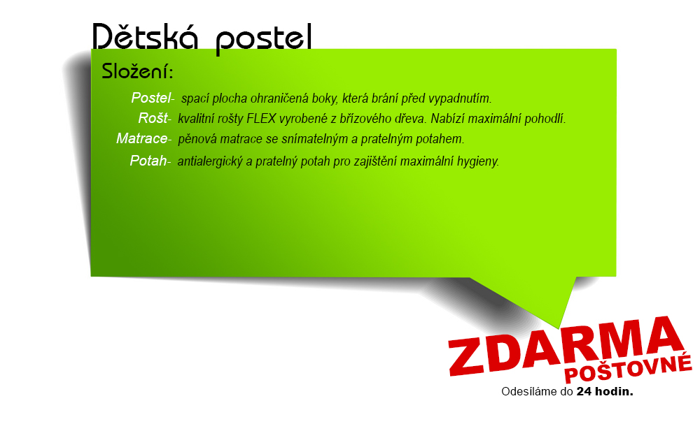 Dětská postel auto Nico 160x80