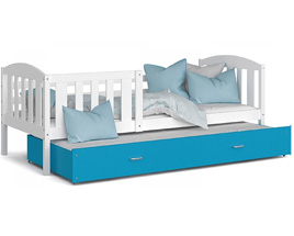 Detská posteľ KUBU P2 200x90 cm BIELA-BIELA