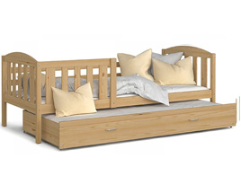 Dětská postel KUBU P2 200x90 cm BÍLÁ-BÍLÁ