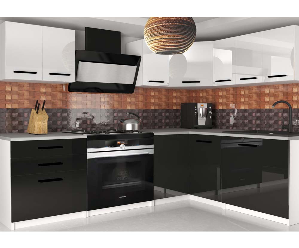 Moderní kuchyňská sestava Infinity Armin2 BÍLÁ lesklá