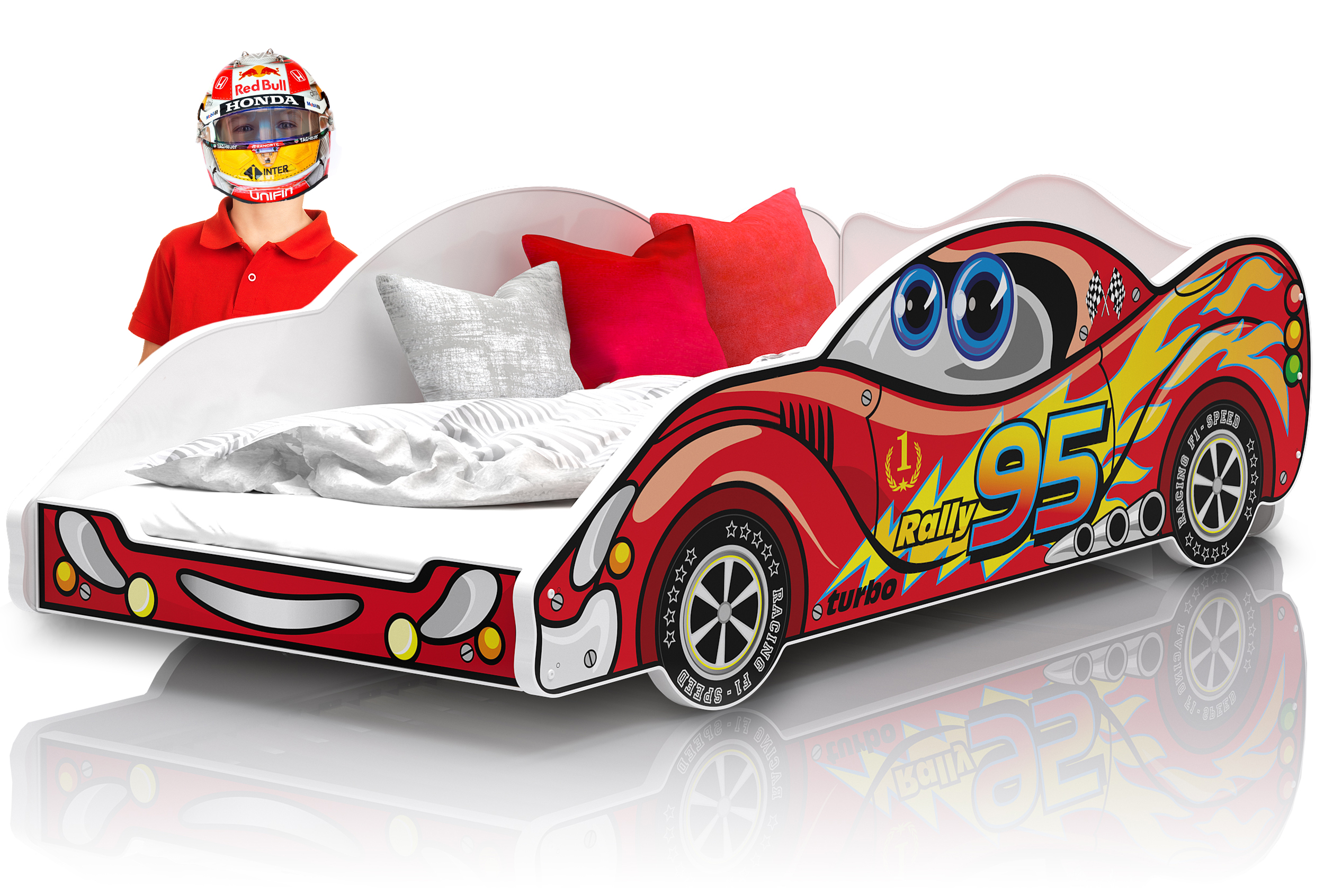 Dětská postel AUTO 180x90 Rally 95