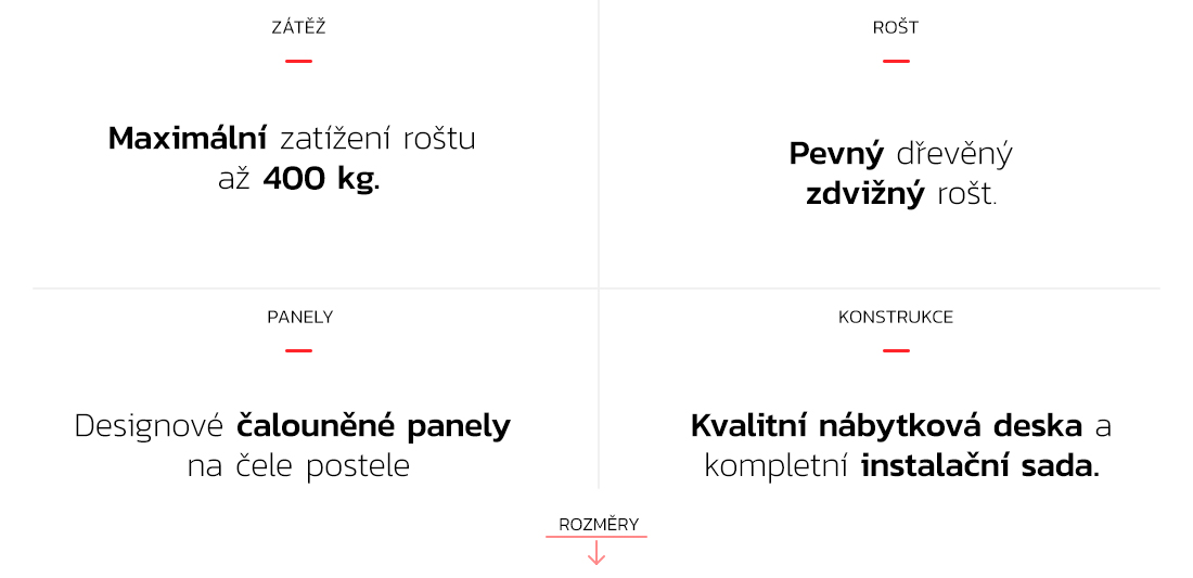 Manželská postel PANAMA T 180x200 se zvedacím dřevěným roštem ŠEDÁ