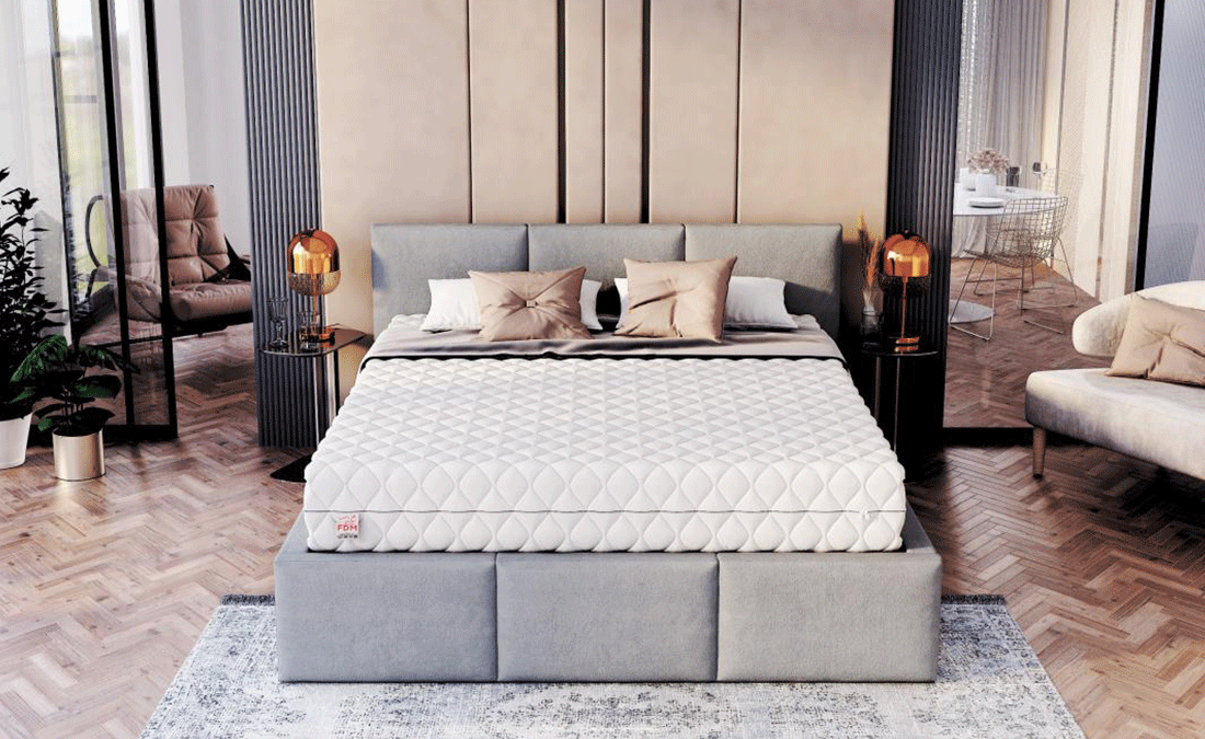 Taštičková matrace IVREA JERSEY 160x200 cm s KOKOSEM 22cm