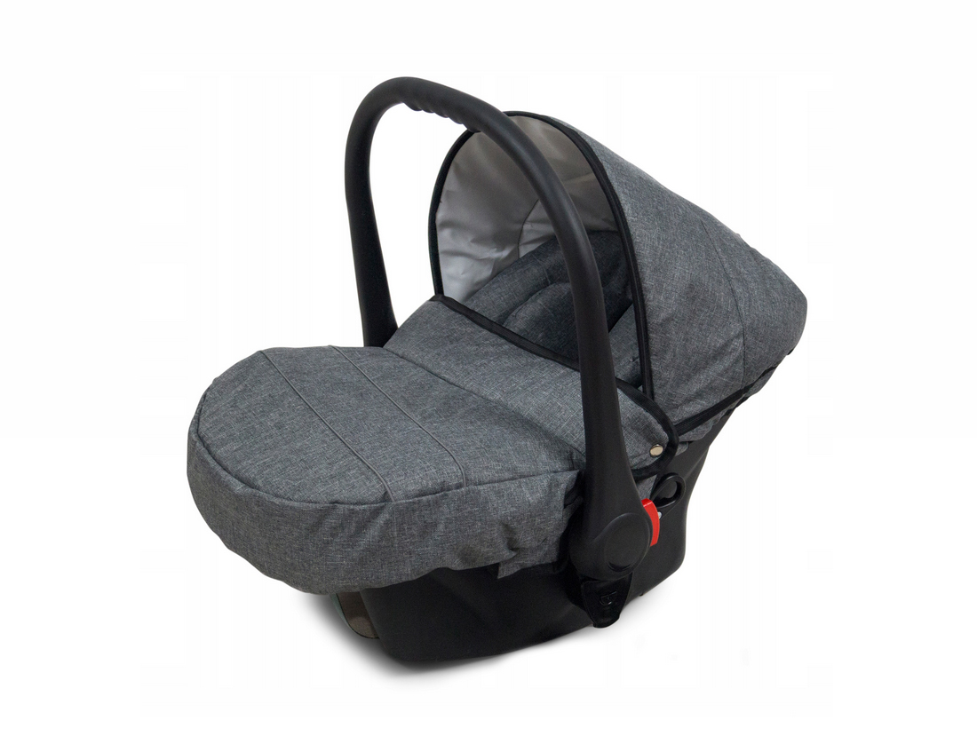 Kočárek 4v1 BabyLux Optimal Grey Flex Black