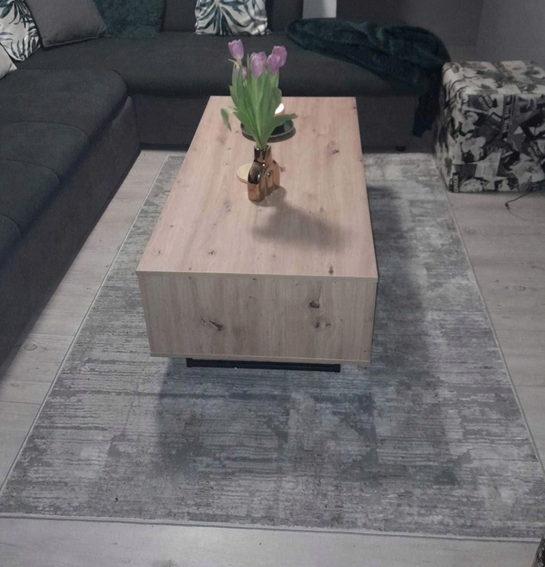 Plyšový koberec MONACO 10 béžovo šedý 160x220 cm