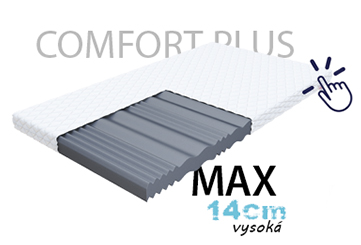 Pěnová matrace COMFORT PLUS 80x200 cm 10 cm