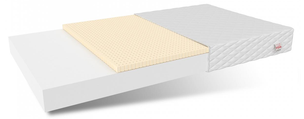 Dětská pěnová matrace BABY FRESH s latexem 80x160 cm 11 cm