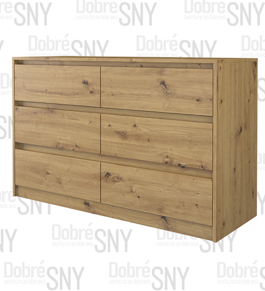 Komoda ATHENA 6 DUB ARTISAN matná