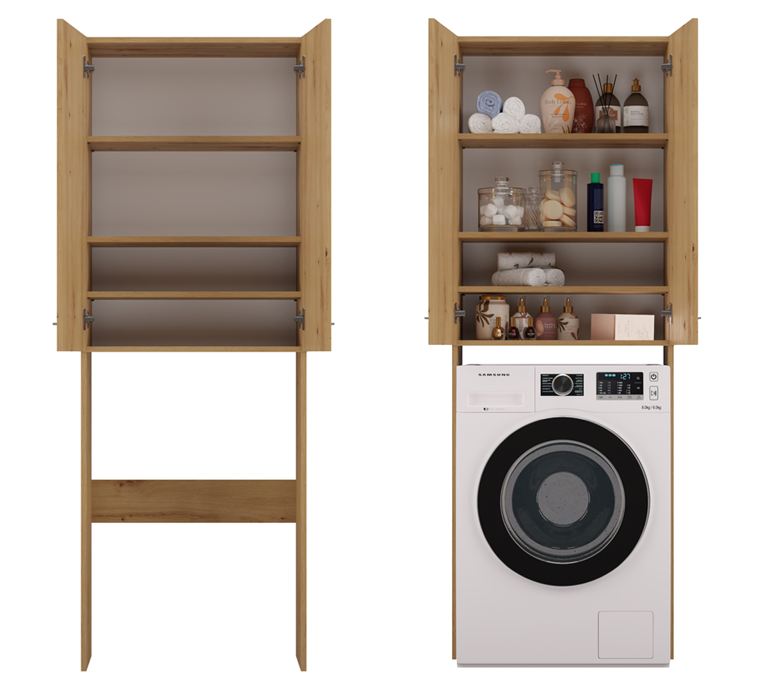 Koupelnová skříňka nad pračku POLA DD DUB ARTISAN