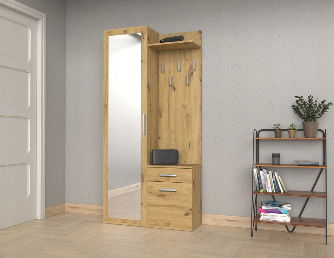 Předsíňová stěna DUO dub artisan