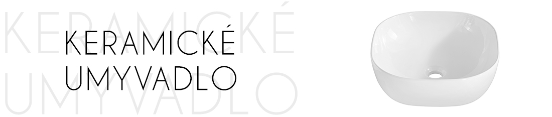 Keramické umyvadlo SMILE, bílá, 41 cm