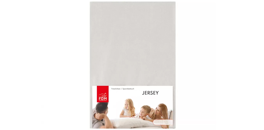 Prostěradlo JERSEY 60x120 cm Bílá 100% bavlna