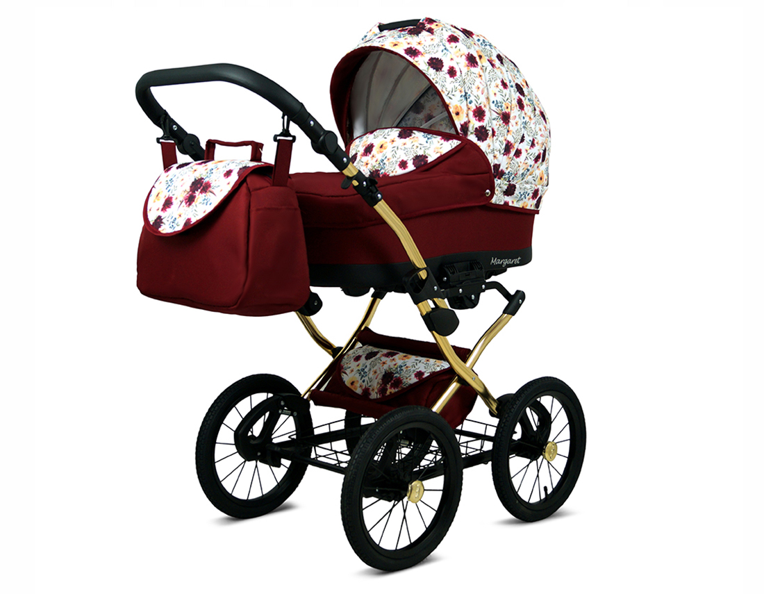 Kočárek 4v1 BabyLux Qbaro Black