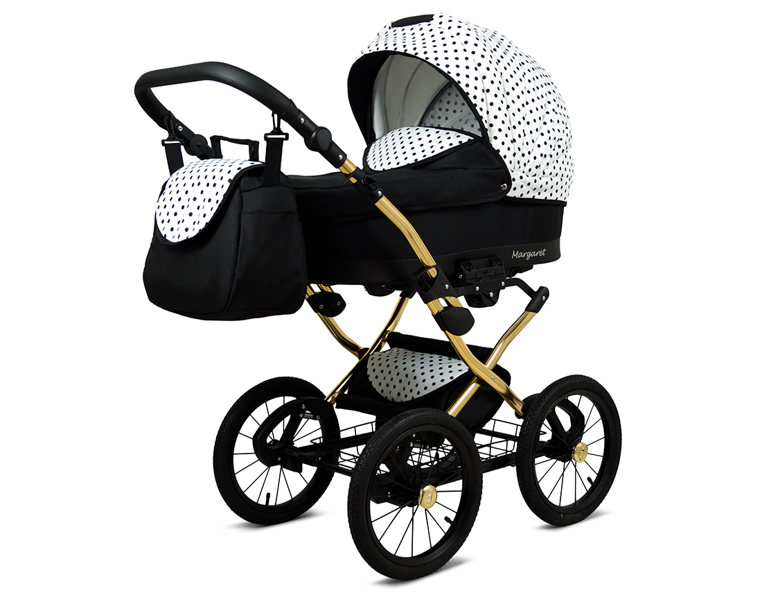 Kočárek 4v1 BabyLux Qbaro Black