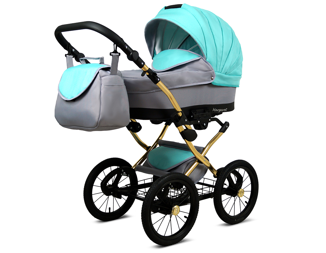 Kočárek 4v1 BabyLux Qbaro Black