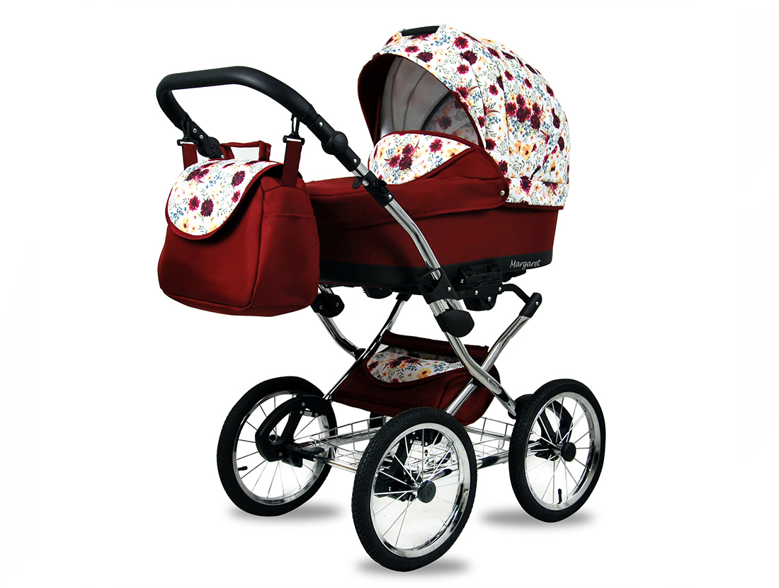 Kočárek 4v1 BabyLux Qbaro Black