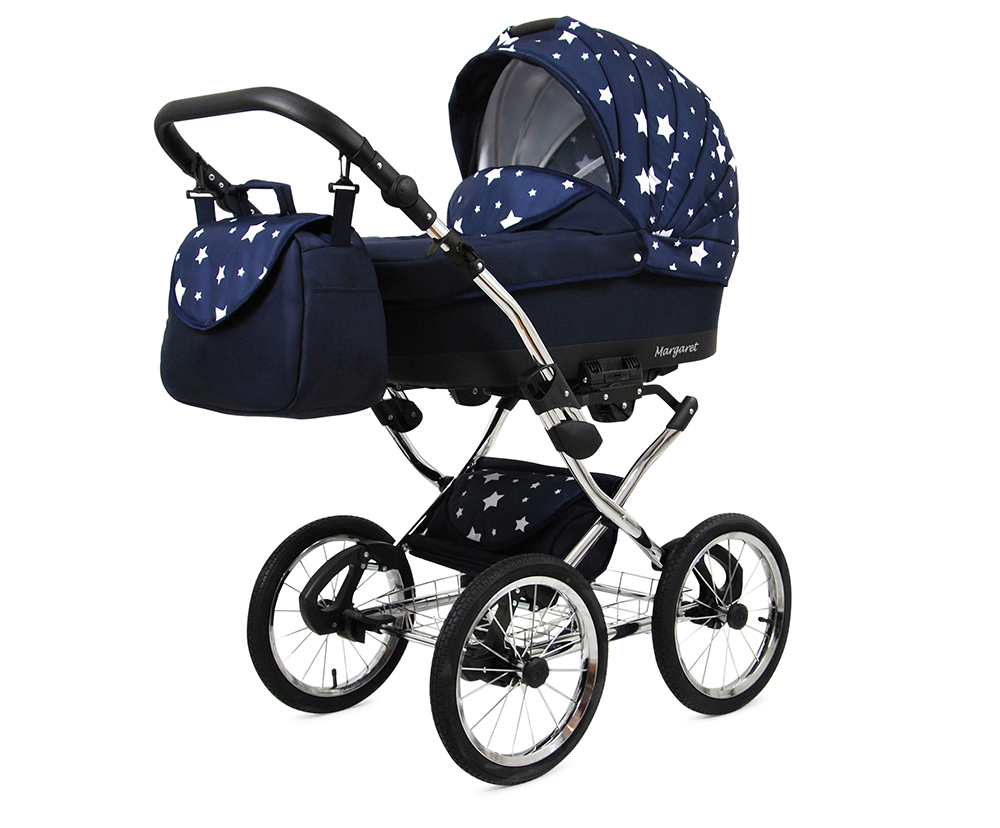 Kočárek 4v1 BabyLux Qbaro Black