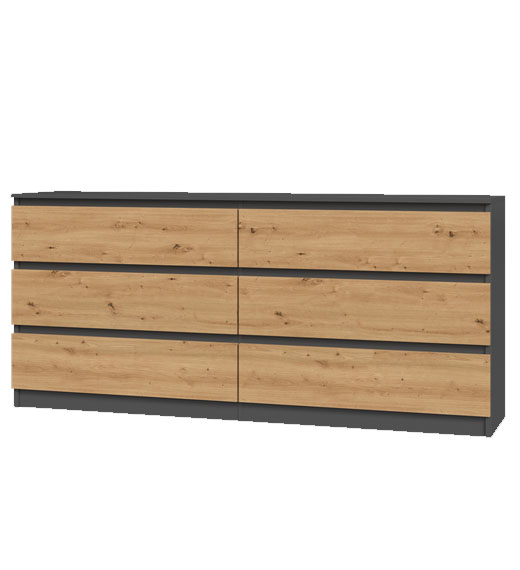 Komoda ATHENA 6 DUB ARTISAN matná