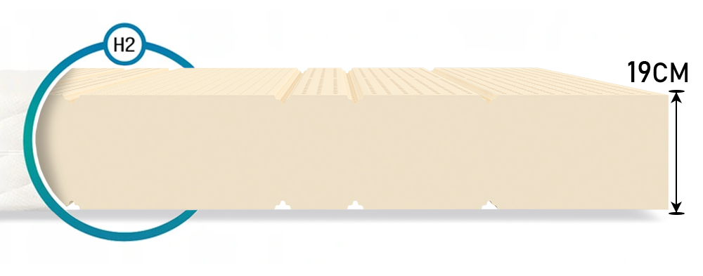 Latexová matrace ALCAMO JERSEY 160x200 cm 19 cm