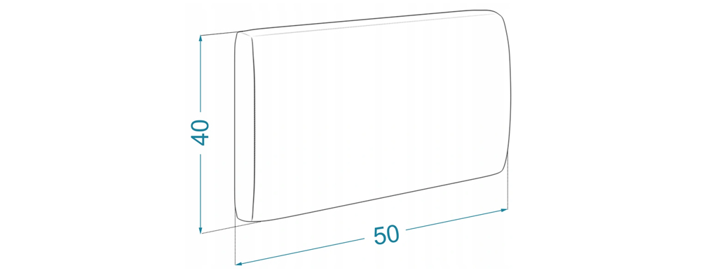 Čalouněný nástěnný panel 40x50cm RŮŽOVÁ TRINITY