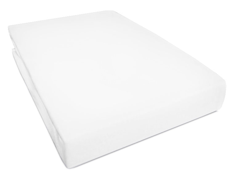 Plachta JERSEY s gumou 90x200 cm HNEDÁ