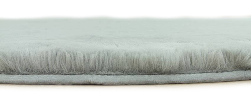 Kusový kulatý koberec Rabbit ŠEDÁ 110cm