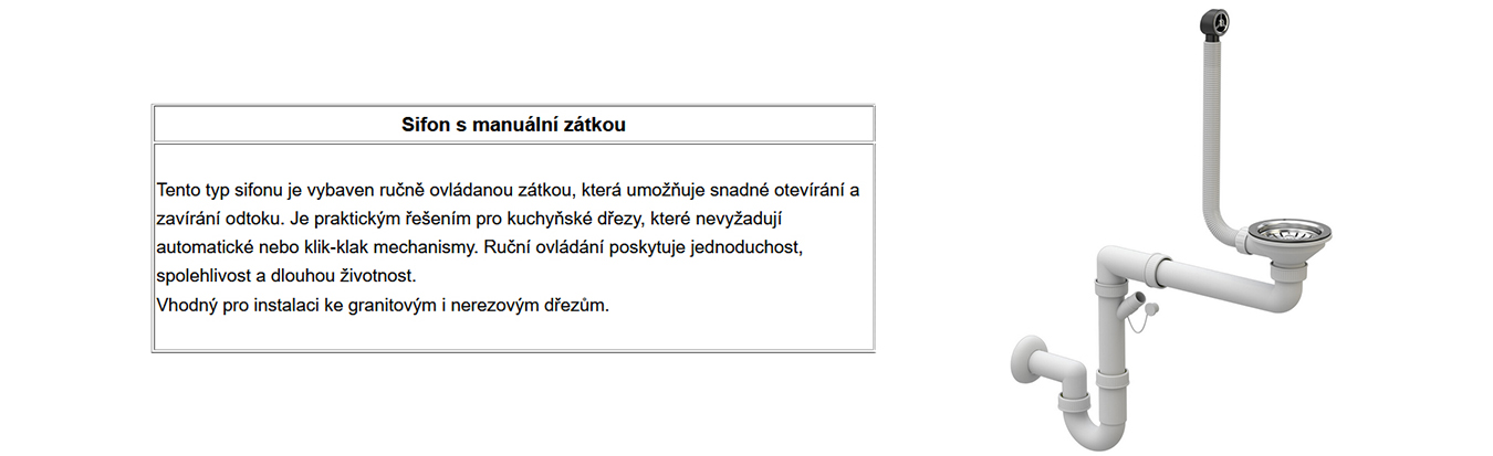 Granitový dřez DON ČERNÁ
