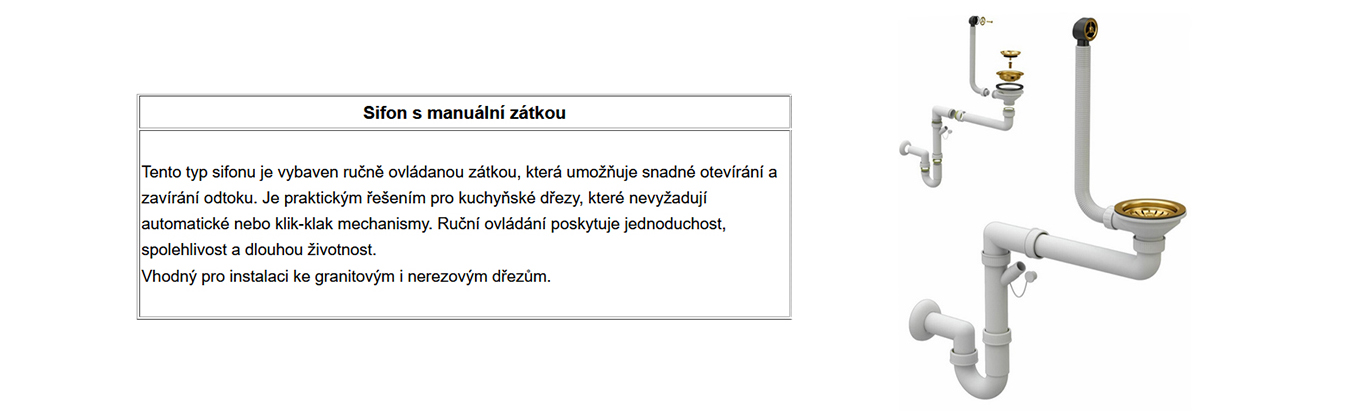 Granitový dřez DON ČERNÁ