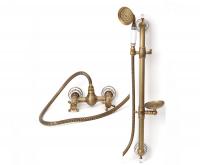 Sprchový systém ROYAL v retro vzhledu zlatá