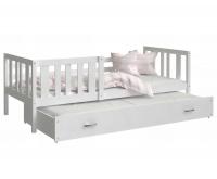 Dětská postel s přistýlkou NEMO P2 200x90 cm BÍLÁ