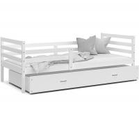 Dětská jednolůžková postel JACEK P 190x80 cm BÍLÁ-BÍLÁ