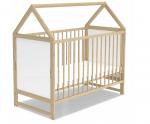Dětská postýlka Domek ANIA 60x120 cm borovice