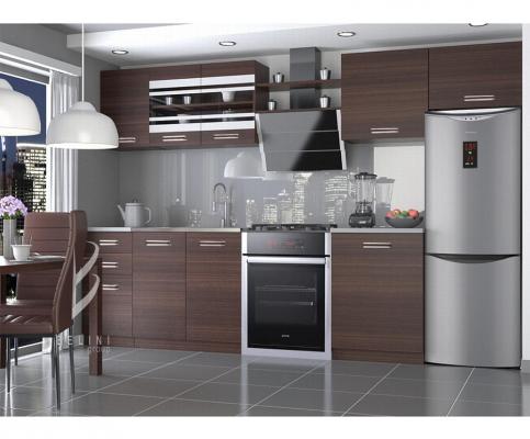 Moderní kuchyňská sestava TORINO ELLA v kaštanovém provedení