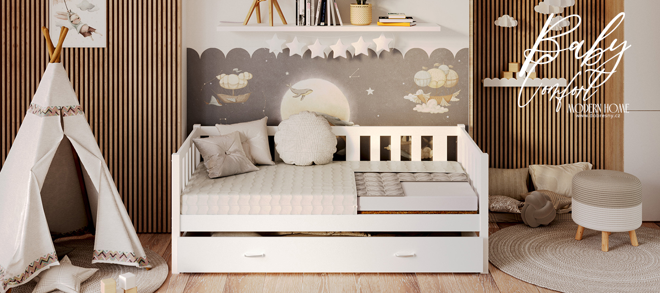 Dětská matrace BABY COMFORT 90x200 cm Pohanka Kokos