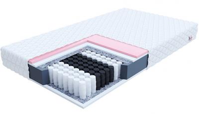Taštičková matrace VERO JERSEY 200x200 cm s visco pěnou 19 cm