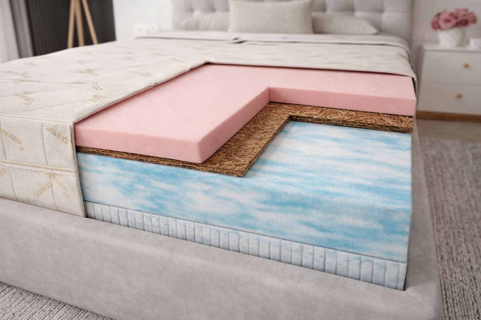 Pěnová matrace ERGO BAMBOO 100x200x22cm