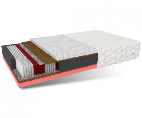 Taštičková matrace SOLE JERSEY 80x200 cm s kokosem 22 cm