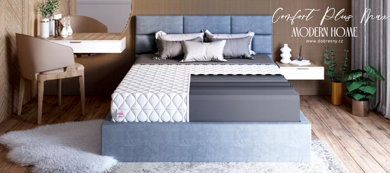 Pěnová matrace COMFORT PLUS MAX 90x200 cm 14 cm