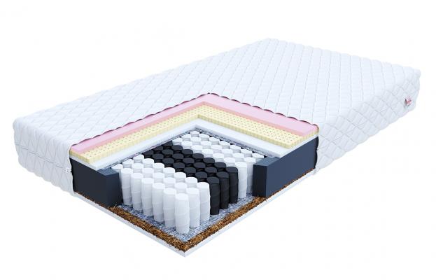 Taštičková matrace GENUA JERSEY 160x200 cm s kokosem 21 cm