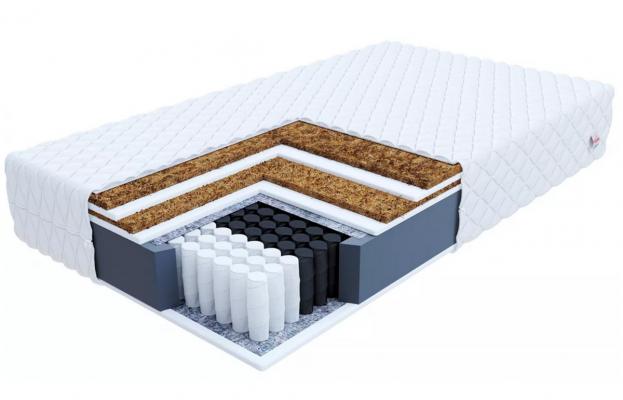 Taštičková matrace FAMILY MAX DOUBLE JERSEY 80x200 cm s kokosem 25 cm
