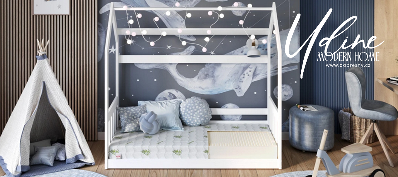 Dětská latexová matrace UDINE 4KIDS 80x160 cm 8 cm ALOEVERA