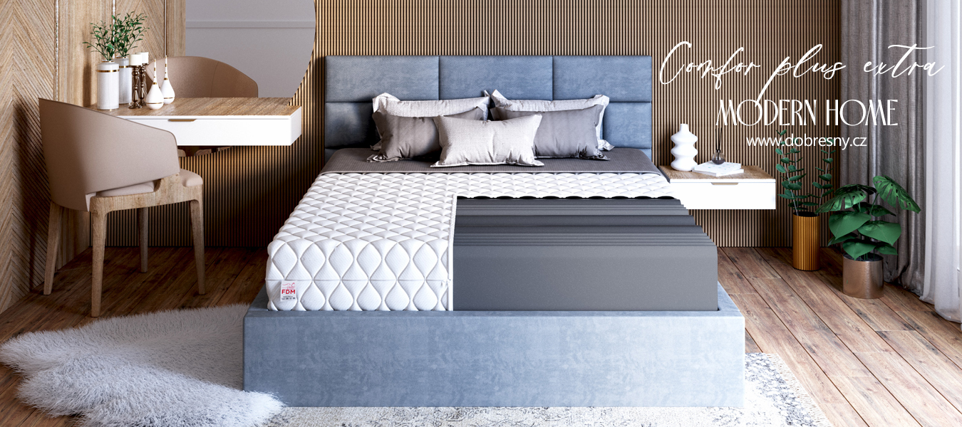 Pěnová matrace COMFORT PLUS EXTRA 100x200 cm 25 cm