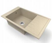 Granitový dřez LUIS BÉŽOVÝ 79,5 x 48 x 20cm
