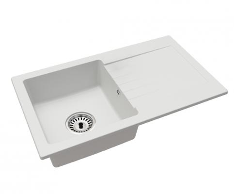 Granitový dřez LEON BÍLÁ 43,7 x 75,2 x 16,1cm