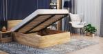 Manželská postel 160x200 PANAMA se zdvižným roštem DUB
