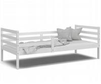 Dětská jednolůžková postel JACEK P 160x80 cm bez šuplíku BÍLÁ