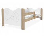 Dětská postel MIKOLAJ Color bez šuplíku 160x80 cm BOROVICE-BILÁ