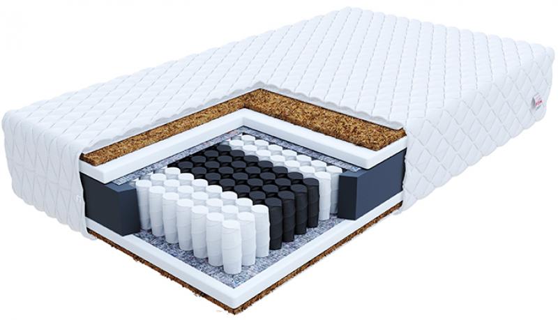 9zónová taštičková matrace MERANO JERSEY s kokosem a ovčí vlnou 80x200cm