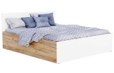 Manželská postel PANAMA KLASIK 180x200 + rošt DUB-BÍLÁ