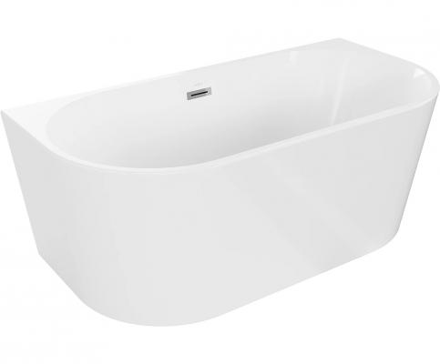 Volně stojící vana OVAL 150x75 cm BÍLÁ